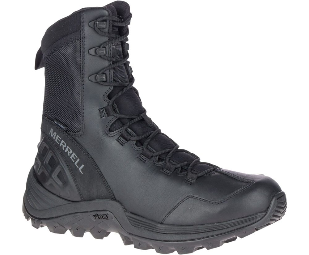 Merrell Boots Black - Rogue 8" Waterproof Tactical - Womens 61EMOXBFW